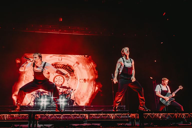 Electric Callboy performing live in Adelaide at AEC Arena